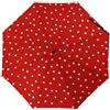 Cmagnifico Ombrello pieghevole, ombrello rosso a pois, ombrello da viaggio con apertura e chiusura automatica, antivento, impermeabile, Pois rossi., Automatic
