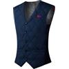 KBOPLEMQ Gilet riscaldato in pile da uomo e da donna, leggero per attività all'aria aperta, per escursioni, jogging, campeggio, sci, pesca, giubbotto termico per uomo e donna, Blu, XXXXXL