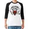 VersusModa Simil Eddie Costume T-Shirt Carnevale Cosplay Stranger Hellfire Club Things Originale EDDIST01 (IT, Testo, L, Regular, Regular)