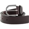 Calvin Klein Essential Plus Faceted 35MM Belt W80 Dark Brown