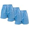 Nord-Est 3 Paia Mutande, Boxer Uomo America 100% Cotone, Taglie 4-5-6-7-8-9-10 (8, Celeste)