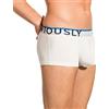 Obviously EveryMan AnatoMAX Trunk Intimo Uomo, Bianco, S