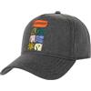 Stetson Cappellino Cotton Melange x The Feebles Donna/Uomo - cap Berretto Baseball Snapback, con Visiera Autunno Estate Primavera Inverno Estate/Inverno - Taglia Unica Antracite