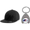 BMW M Cap Uomo Nero - Cappuccio Flex Fit con logo M Ricamo Berretto + Borsa per la spesa