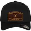 Yellowstone Licenza Ufficiale Flexfit cap (Nero), Small/Medium