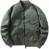Tesceses Autunno Inverno Uomo Ma-1 Bomber Giacca Militare Manica Lunga Solido Hip Hop Baseball Cappotto