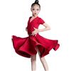 YXYjLb Abito Da Ballo Latino For Ragazza, Costume Da Ballo Di Carnevale, Abito Da Ballo A Maniche Lunghe, Abito Da Competizione(A5,160)