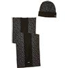 Calvin Klein Ind. Mono Giftpack Beanie+Scarf Sciarpa, Nero (Black Bae), Unica (Taglia Produttore: OS) Uomo