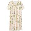 SWEPER Camicia da Notte Donna - Camicia da Notte Estiva M-5Xl in Cotone da Donna Indumenti da Notte per Ragazze Regalo Camicia da Notte A Maniche Corte Girocollo, Stile B, 4XL