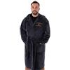Y Yellowstone Yellowstone Accappatoio Uomo Blu con Cappuccio Dutton Ranch | Entra nel mondo del programma televisivo americano di successo | Scatena il tuo cowboy interiore questo elegante abbigliamento da salotto