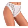 JADEA -SLIP VITA ALTA DONNA in cotone modal art. 788 BIANCO e NERO - CONFEZIONE DA 6 PEZZI - CON INSERTI IN PIZZO