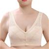 YUYUCH Donne anziane Chiusura Frontale con Bottoni Reggiseni Senza Fili Reggiseni in Cotone Morbido Senza Cuciture per Tutti i Giorni