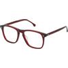 Lozza Eyeglass Frame VL4332 Shiny TRANSP.Bordeaux Red 54/18/145 Uomo Occhiali, Rosso lucido transp.bordeaux, 54/18/145