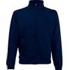 Fruit of the Loom - Felpa con Cerniera da Uomo (L) (Blu Scuro)