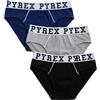 Pyrex 6 Slip Uomo Cotone Elasticizzato (IT, Testo, M, Regular, Regular, 1003)