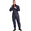 LiiYii Tuta da Lavoro Multitasche Uomo Salopette da Lavoro per Studenti Officine Pagliaccetto Jumpsuit a Manica Lunga Completo Operaio Meccanico Workwear Blu scuro XXL