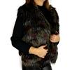 Emila Smanicato di Pelliccia ecologica Gilet da Donna Invernale elegante giacca Senza Maniche con Tasche ragazza di Peluche sintetico eco Giubbotto gilettato colorato Caldo moda inverno 2025 2026 Fantasia 1