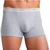 Sloggi 3-6 Pezzi Boxer Uomo Cotone Elasticizzato - Boxer Uomo Aderenti Boxer Uomo Elastico Esterno Art Basic Short (L, 3 Pezzi Grigio)