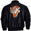 Suiting Style Sylvester Stallone Tiger Rocky II Balboa Bomber in vera pelle, Pelle, S
