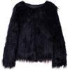 Generic Giacca in pelliccia da donna corta per matrimonio, giacca in pile in eco-pelliccia giacca in pile soffice giacca invernale taglie forti giacca di peluche oversize Y2K giacca in pelliccia elegante e
