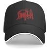 MYYCYCV Berretto da Baseball Rock Band Metal Music Baseball cap Accessori Casual Dad Hat per Uomo Donna per Outdoor Golf Copricapo Regolabile Regalo