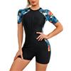 RYTEJFES Costumi Piscina Donna Costume Donna Intero Costume Mare Gonna Monospalla con Curvy Push Up Contenitivo Coppe Imbottite Triangolo da Bagno Pantaloncini 3XL Senza Spalline Sexy Mestruale Moda Sportivo