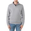 Nino Marini Felpa Uomo Garzata 100% Cotone - Zip Corta Mezzo Collo - Taglie M/L - Stock di Prodotti di Prima Scelta. Fine Serie (IT, Testo, L, Regular, Regular)