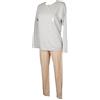 RAGNO Pigiama Invernale Donna Manica Lunga Cotone Interlock Caldo Cotone Serafino Articolo DA64N1, 125FP Fantasia Cipria, 46