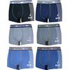 Navigare 6 Pezzi Boxer Uomo Mutanda Intimo Elasticizzato Varie Fantasie (21033Z, 7)