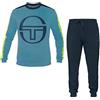 Igam Pigiama Uomo Lungo SERGIO TACCHINI Cotone Caldo Interlock (Avion Art.778 - XXL)