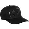 DSQUARED2 Cappello Baseball Be Icon Uomo Black