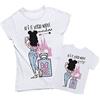 Whale Coppia di T-Shirt Mamma e Figlia - Me & Mini Me in Viaggio - Idea Regalo Mamma