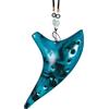 Aiwdeyi avanzato Ocarina in Ceramica Strumento Musicale per Principianti e Professionisti Facile da Suonare e Portatile Flute Do Contralto Colori Misti，Ocarina a 12 fori con affumicatura a paglia