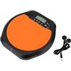 Dilwe Drum Metronome Display LCD digitale Drummer Pad con auricolare per allenamento
