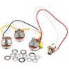 SAPHUE Basso Cablaggio Precablato Kit 250K Big Pots 2 Volume 1 Tone Per Jazz Bass Chitarra Elettrica Parti