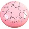 DabinFa Tamburo per la pioggia per esterni, Tamburo per la pioggia mite per bambini, Tamburo per la pioggia impermeabile, Tamburo etereo per la pioggia, Tamburo per la pioggia (rosa)