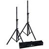 Soundsation - Coppia di supporti per diffusori/speaker con borsa per il trasporto