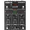 Vonyx STM2270 - Mixer DJ a 2 canali Bluetooth, mixer audio con lettore MP3 USB, controller DJ con effetti, crossfader, collegamento microfono, funzione talker, DJ, musicista, club, bar, gastro