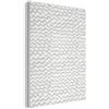 MuchoWow© Pannello Decorativo Parete Pannelli Fonoassorbenti Per Pareti 60x80 cm Acustici Decorazioni Casa Design Isolante Acustico Fonoisolanti Fonoassorbente Onde - Motivo - Grigio