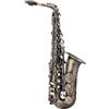 QIONGHA Sassofono nero vernice E-Flat Sax compatibile con principianti studenti intermedi Ottone Sassofono contralto Mib con bocchino, custodia per il trasporto, panno di pulizia, spazzola cinghie per