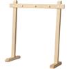 Fonowx CHIMES Wood Stand Holder Chime Gong Target Stand Easy Assemblaggio per Camera Da Letto Desktop, L