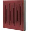 IG Acoustics - Pannello ibrido Nexus - Pannello acustico autoadesivo 50 x 50 cm - Assorbitore e diffusore in schiuma acustica - Elemento acustico (mogano)