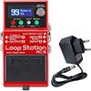 Boss Dispositivo a pedale RC-5 Looper + alimentatore Keepdrum 9 V