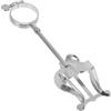 LRXIYODE Letturino Clarinetto Sib Argento, Clip Spartiti Musicali in Ferro | Leggio Portatile per Clarinetto, Clip di Note Musicali per Clarinetto, Compatto e Leggero