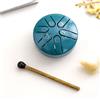 KeyoGoS Buddha Stones - Mini tamburo in acciaio, 7,6 cm e 6 note, kit di batteria a mano con bacchetta, percussioni a mano, per meditazione, intrattenimento, educazione musicale (verde)