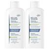 Ducray (Pierre Fabre It. SpA) Ducray Kelual Squanorm Shampoo Antiforfora Trattante Regolatore Forfora Grassa 200ml, Elimina 100% della forfora Azione anti-ricomparsa, Cuoio capelluto grasso 2x200 ml