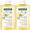 Klorane Shampoo illuminante alla Camomilla 400ml - Capelli biondi, Ravviva i riflessi biondi risparmia il 10% con codice: pfabre10 2x400 ml