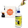 Avilia - Decalcificante Universale Macchina Caffè Liquido, 4 Flaconi da 500ml, Elimina Calcare Efficacemente, Compatibile con Tutti i Modelli, Protegge la Macchina e Preserva il Gusto del Caffè