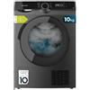 Cecotec Asciugatrice Pompa di Calore 10 Kg Bolero Dresscode Dry 10505 Inverter Steel. Classe Equivalente A+++, 14 programmi, Funzioni come UV Care, Stiratura Facile, Certificazione Woolmark, Inox
