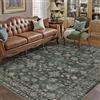 PureCozy Verde Tappeto Salotto 160x230cm Camera da Letto Lavabile in Lavatrice Grandi Tappeti Sala Soggiorno Ufficio Moderno Floreale Carpet Pelo Corto Antiscivolo Rug